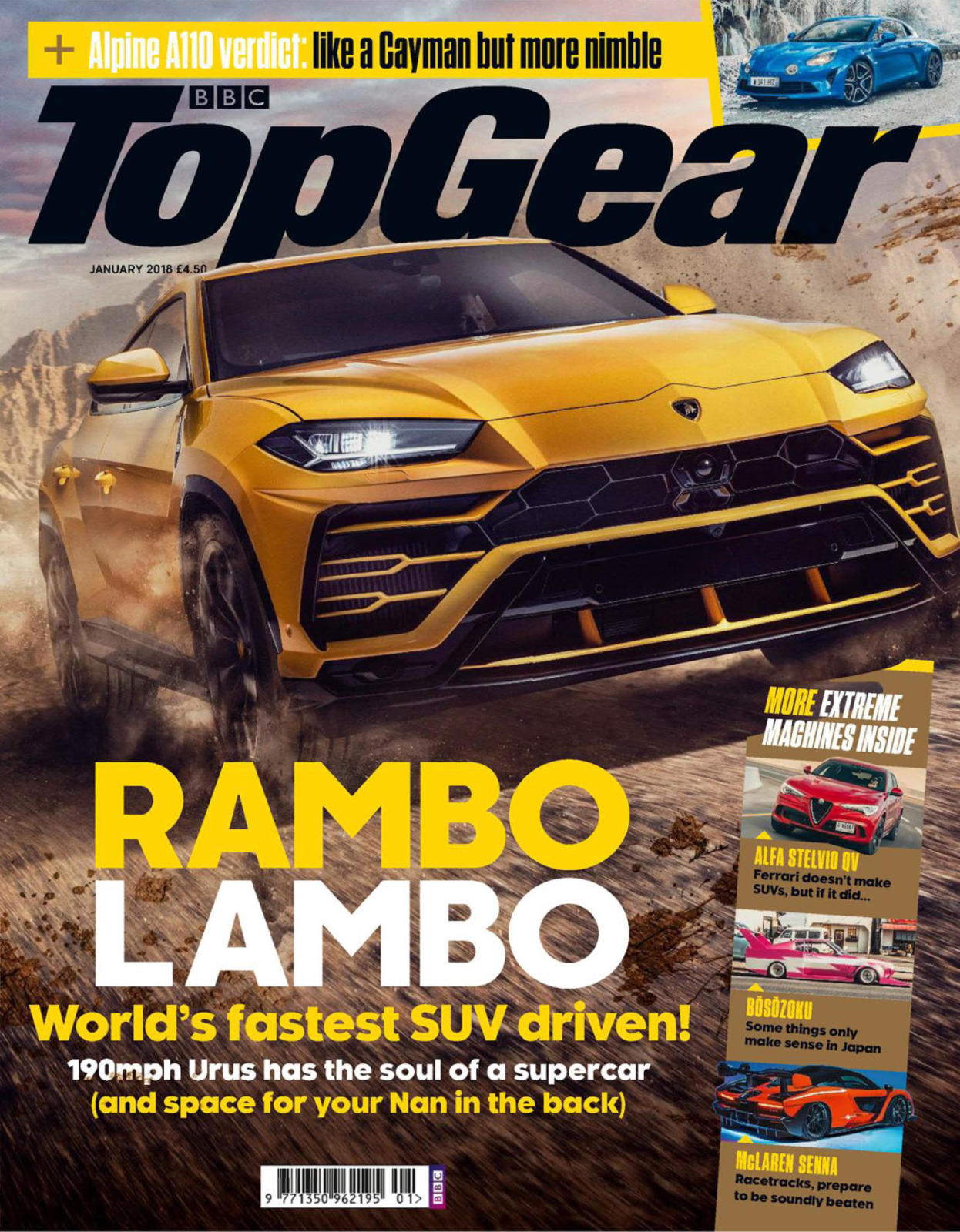 BBC Top Gear BBC疯狂汽车秀杂志 JANUARY 2018年1月刊